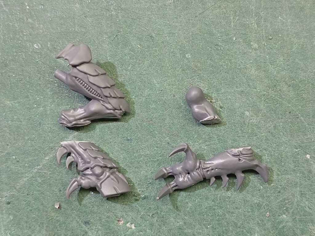 Preparación de la pierna derecha Pierna derecha